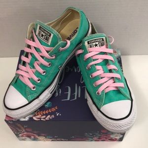 Teal Converse only worn once size M5.5  W7.5